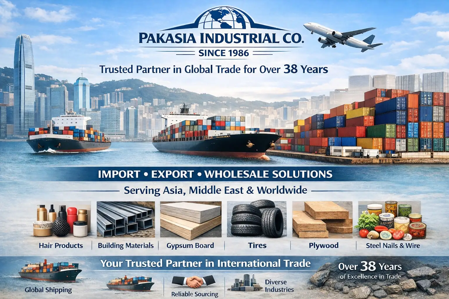 PAKASIA INDUSTRIAL CO. - International Trade & Export Services